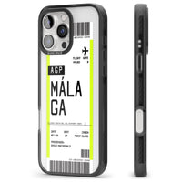 Personalised Málaga Boarding Pass