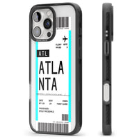 Personalisierte Atlanta-Bordkarte