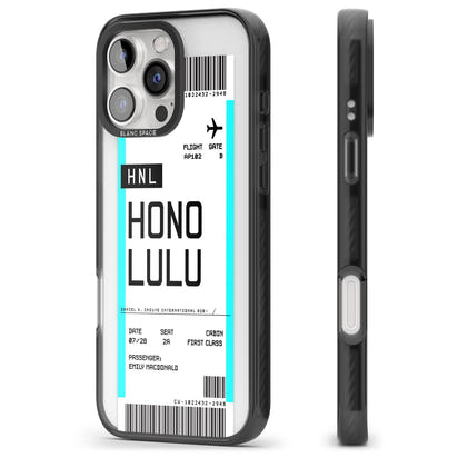 Personalised Honolulu Boarding Pass