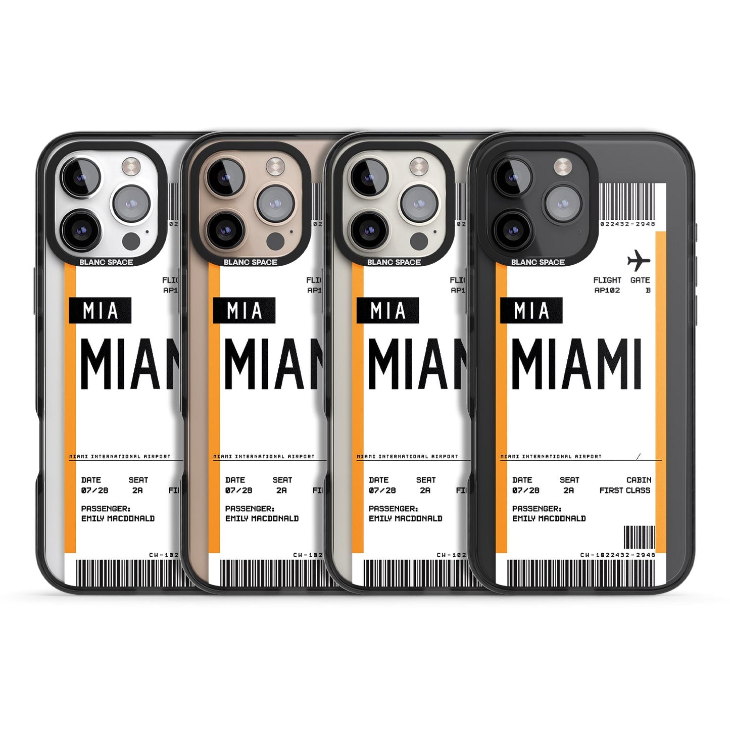 Personalised Miami Boarding Pass