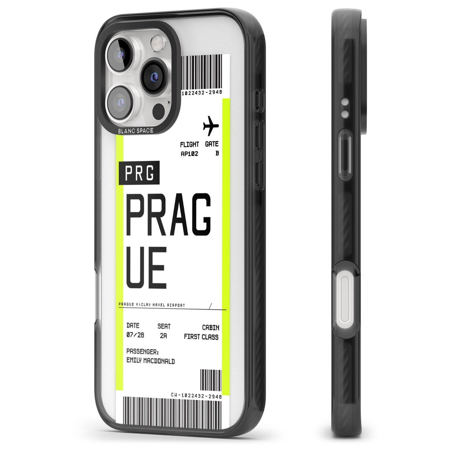 Personalised Prague Boarding Pass