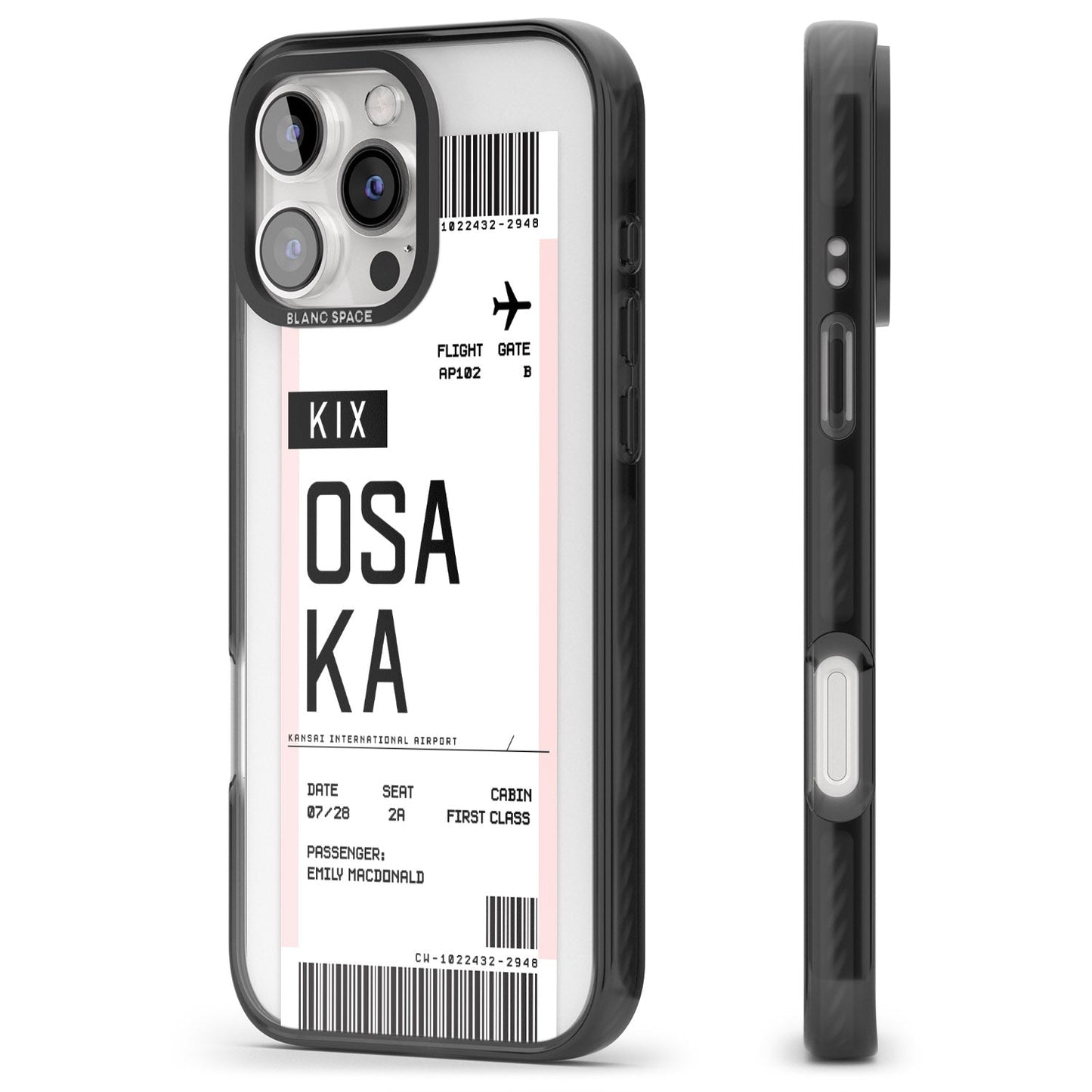 Personalised Osaka Boarding Pass