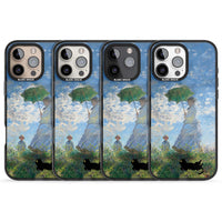 Cat with Monet's Parasol Lady