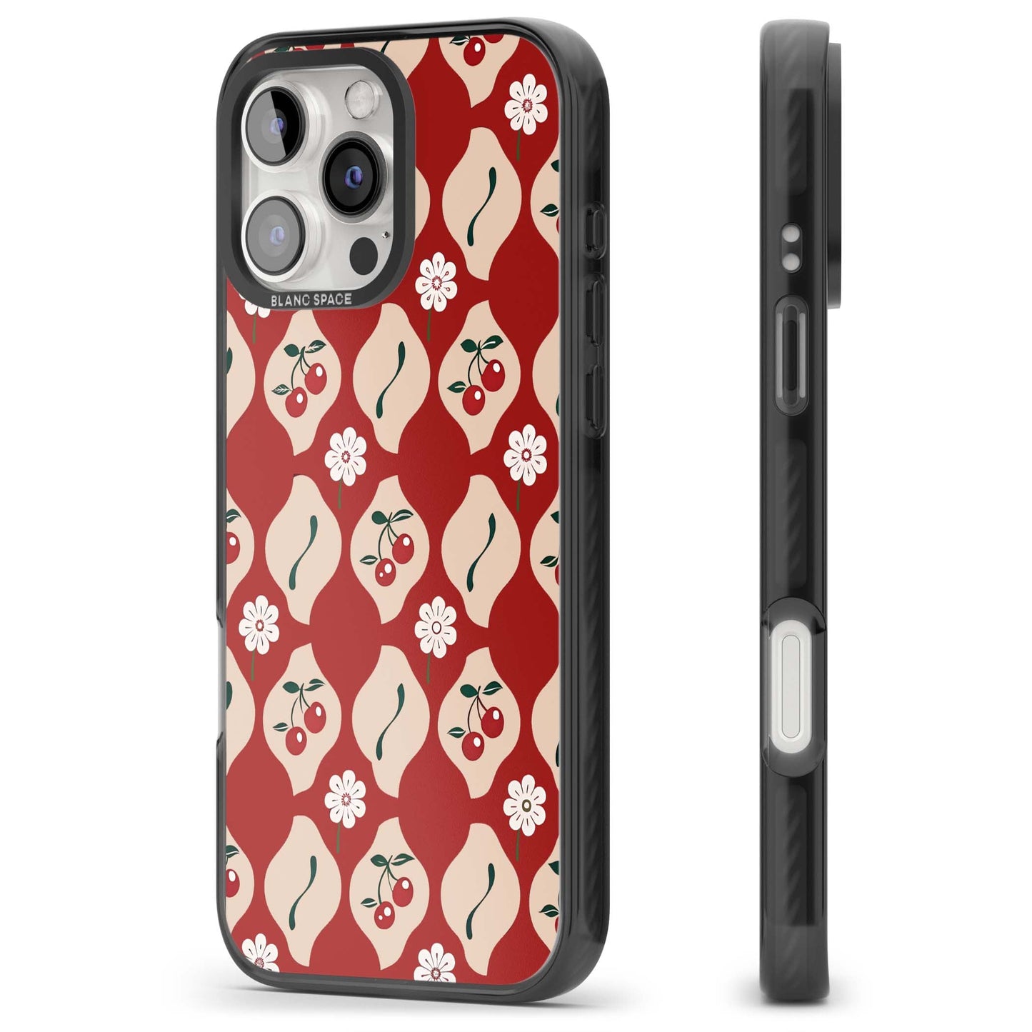 Vintage Cherry Diamond Pattern