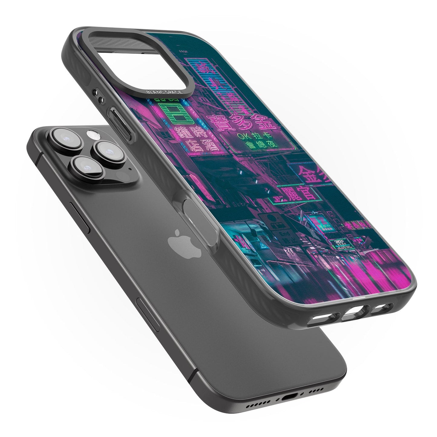 Bande nocturne au néon