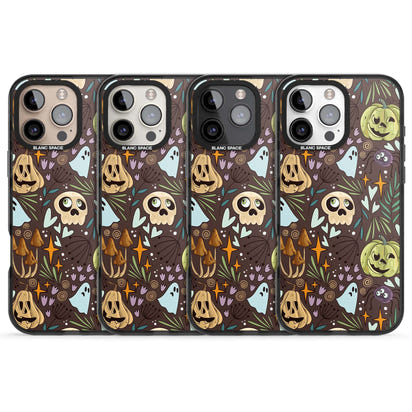Goblincore Cartoon Halloween Pattern
