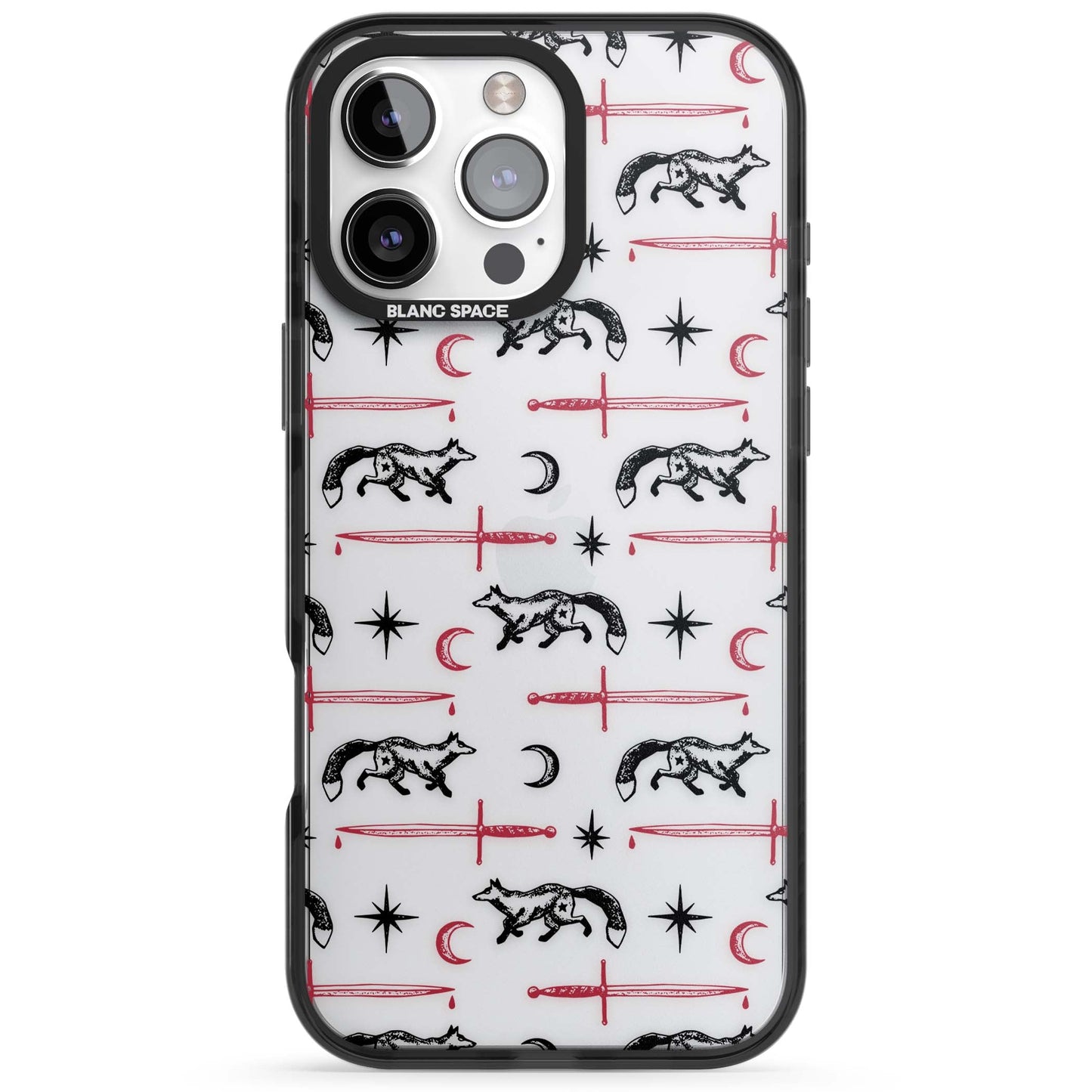 Motif renard et lame