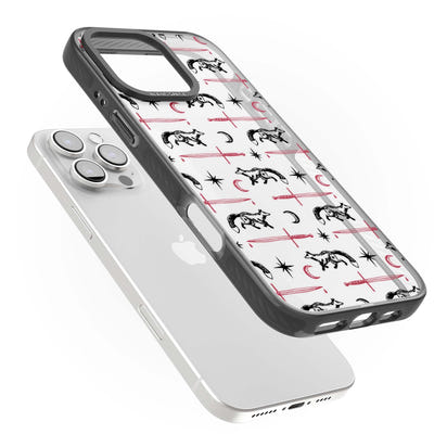 Motif renard et lame