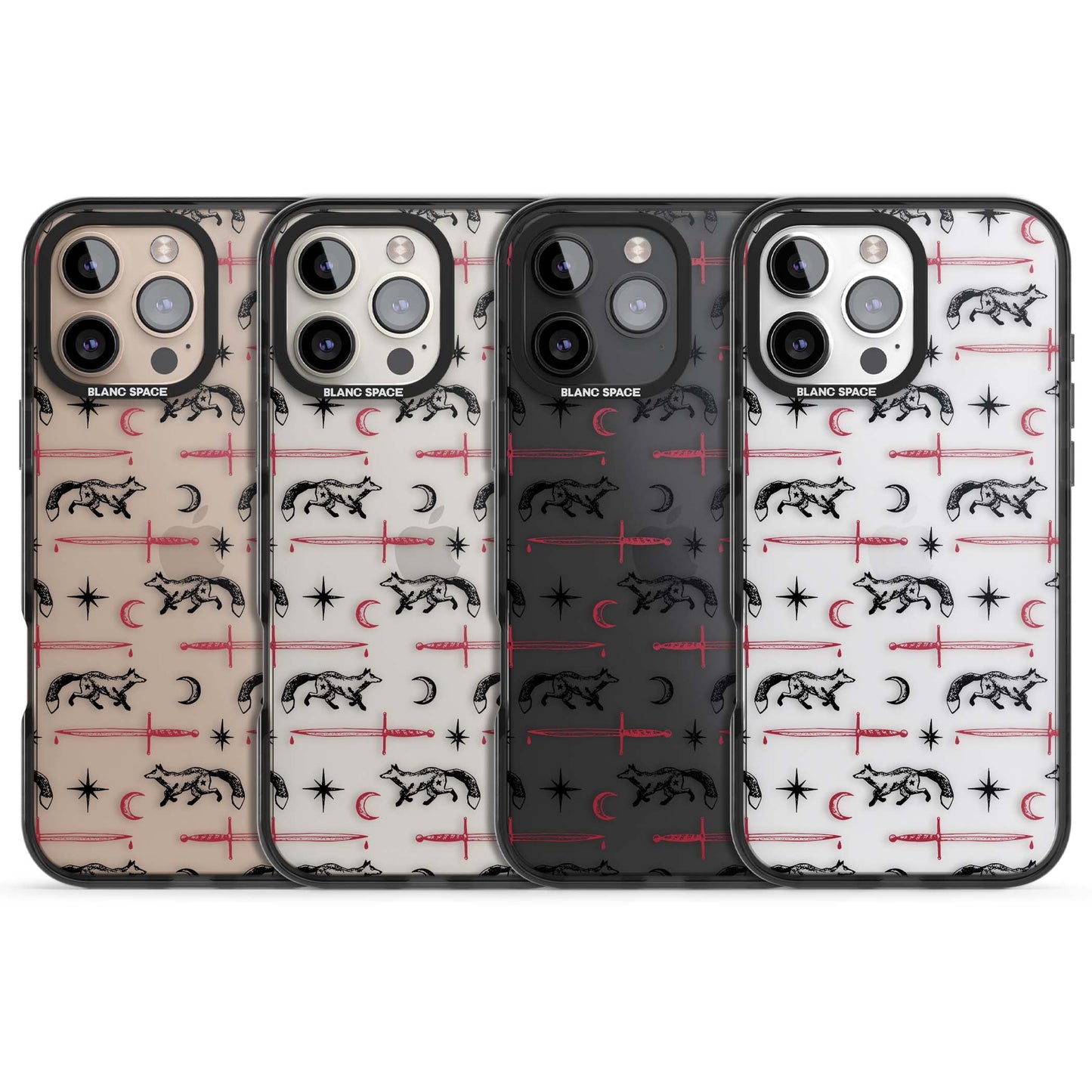 Motif renard et lame