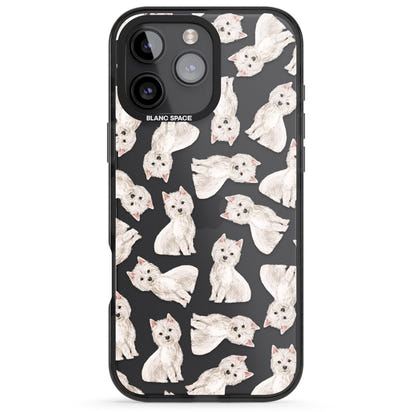 Motif de chien Westie