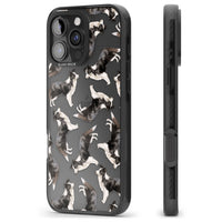 Border Collie Pattern Watercolour