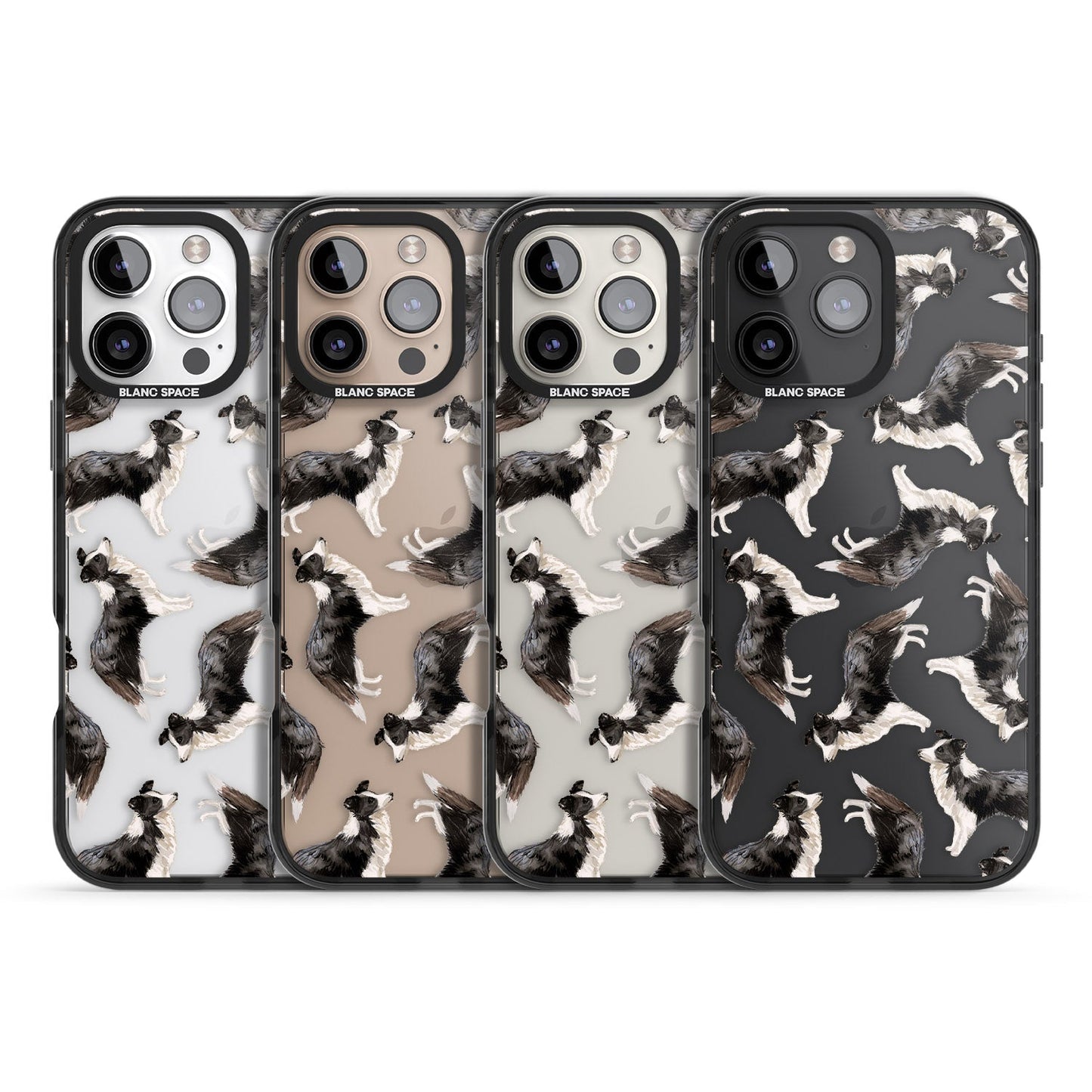 Border Collie Pattern Watercolour