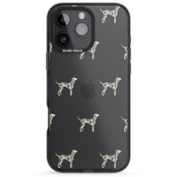 Motif de chien dalmatien
