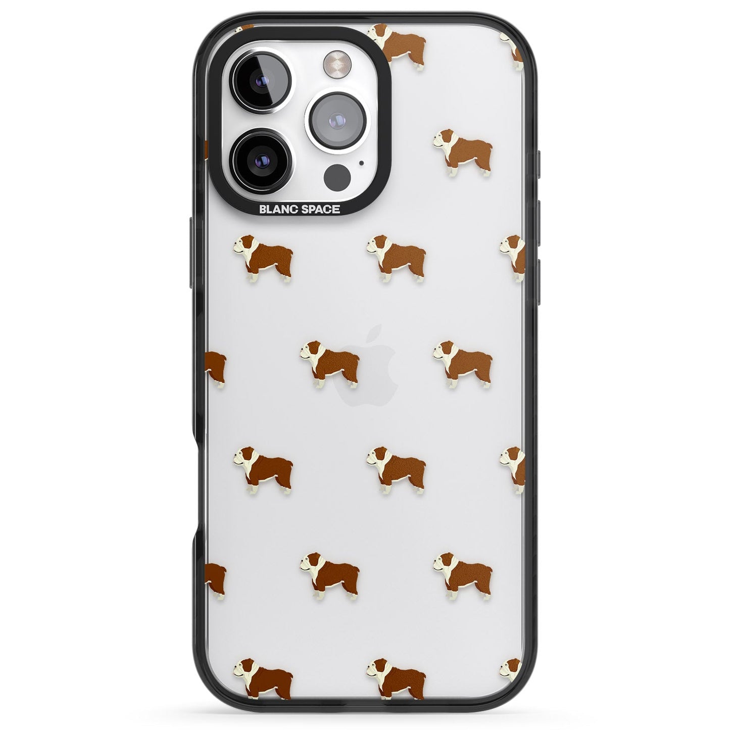 Motif bouledogue clair
