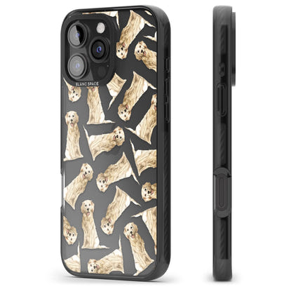 Motif aquarelle de Golden Retriever