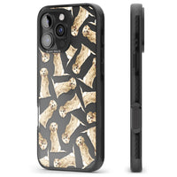 Motif aquarelle de Golden Retriever