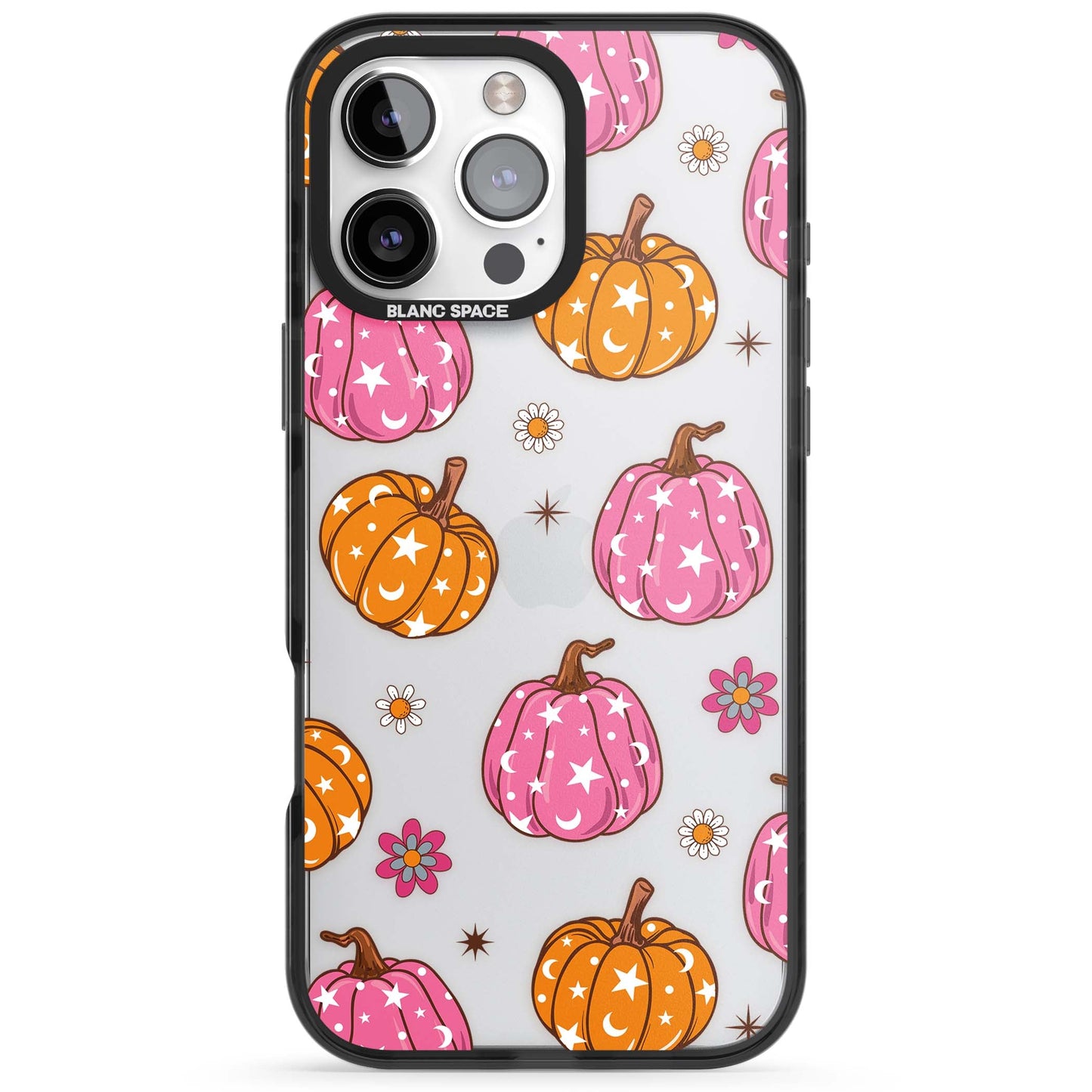 Motif de citrouilles Fleurs et Étoiles