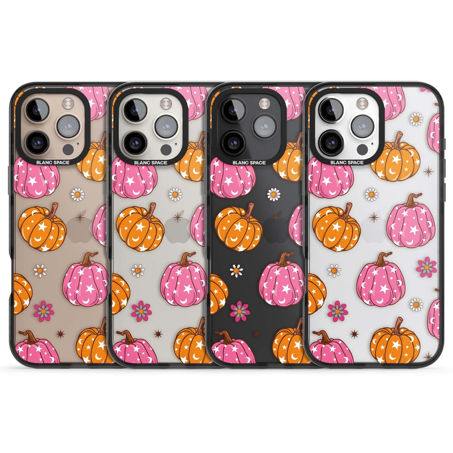 Motif de citrouilles Fleurs et Étoiles