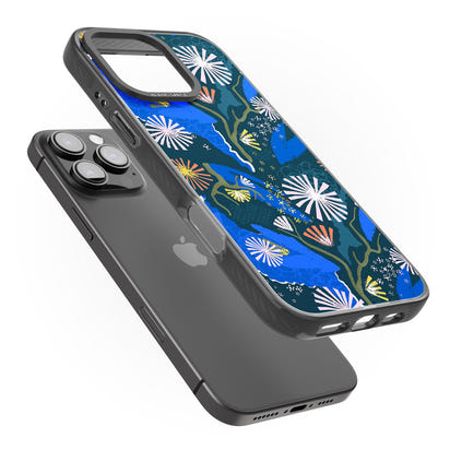 Dark Botanicals Abstract Pattern