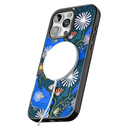 Dark Botanicals Abstract Pattern