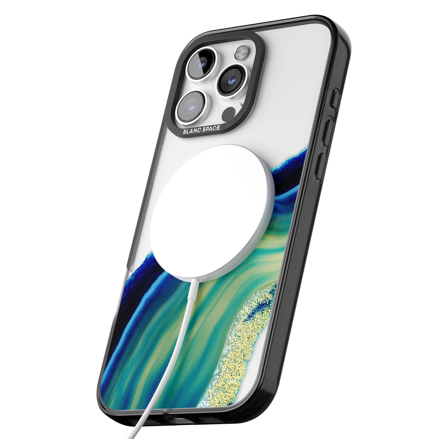 Grüne und blaue Smaragd-Geode