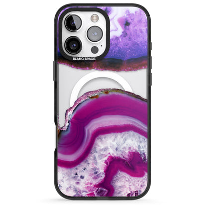 Tranche de cristal d'améthyste