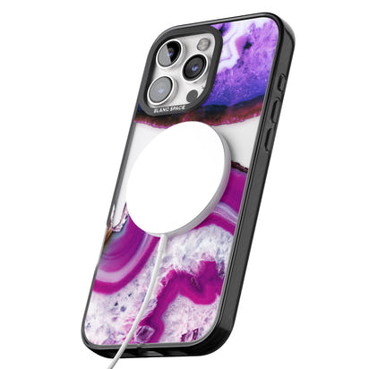 Tranche de cristal d'améthyste