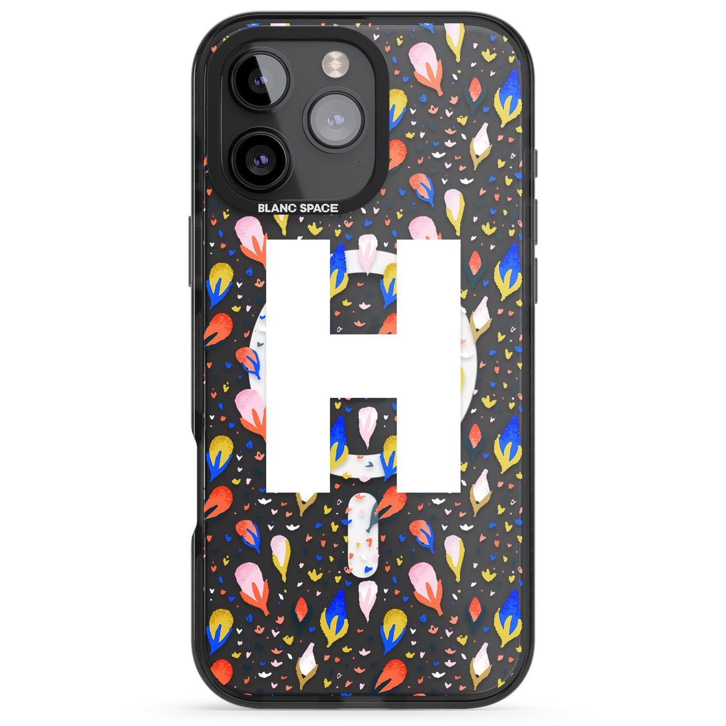 Personalised Abstract Floral Initial