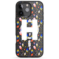 Personalised Abstract Floral Initial