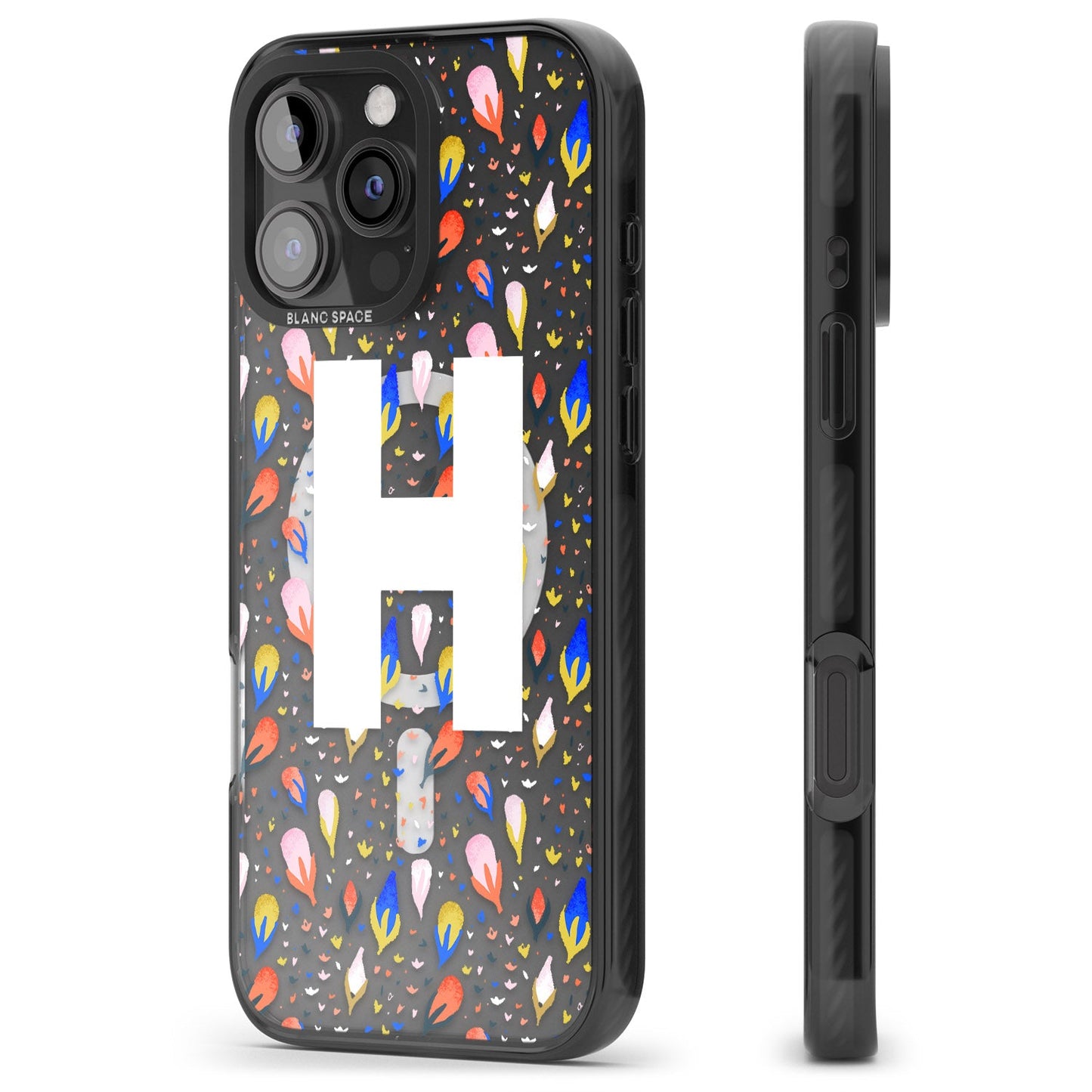 Personalised Abstract Floral Initial