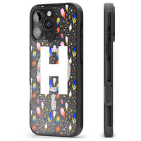 Personalised Abstract Floral Initial