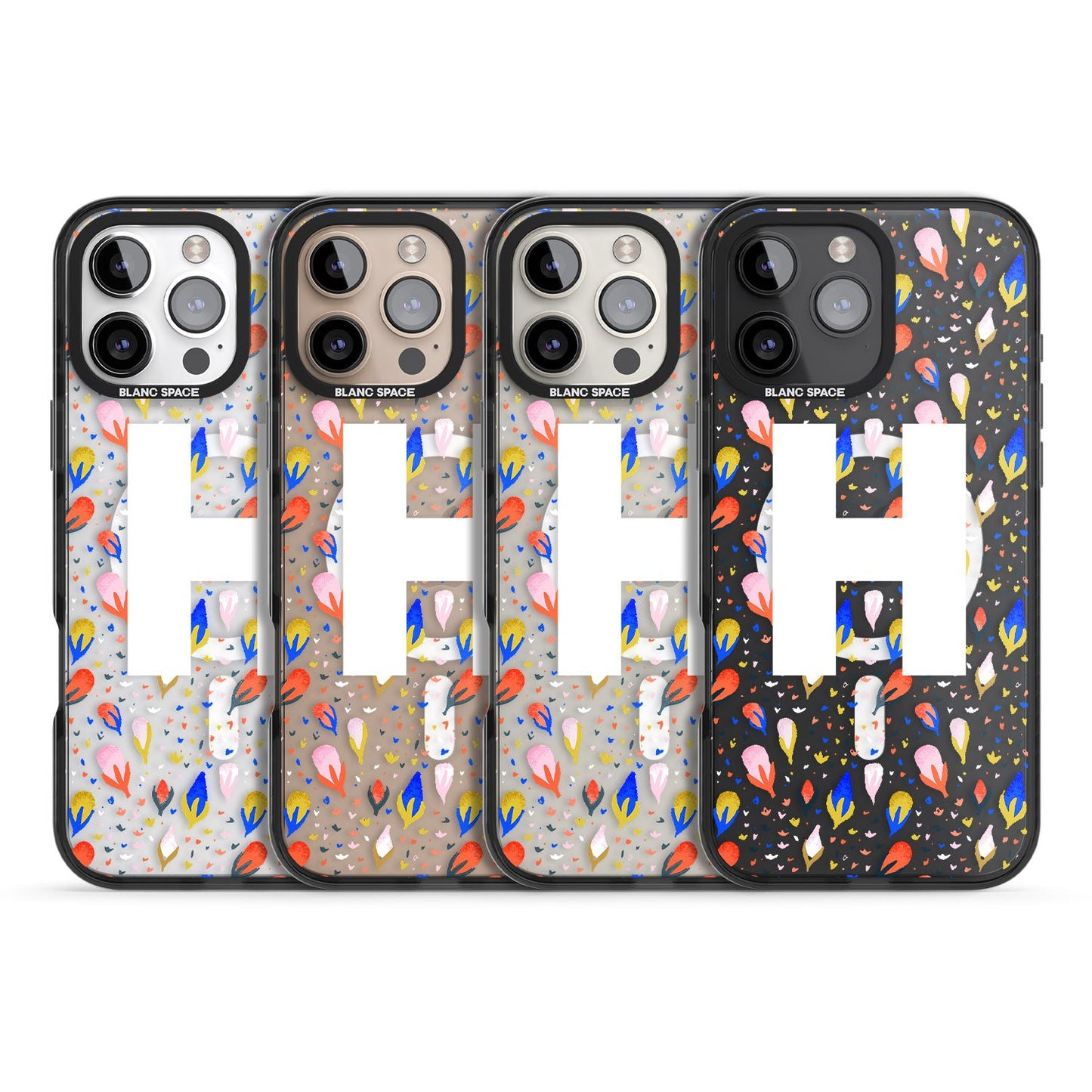 Personalised Abstract Floral Initial