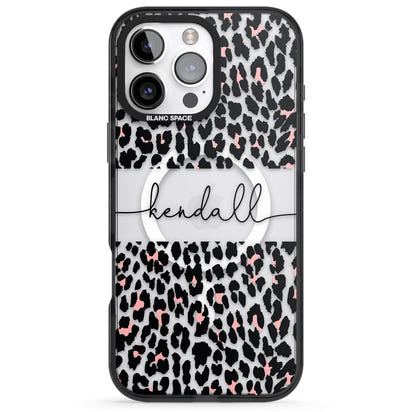 Personalised Cursive Leopard Spots