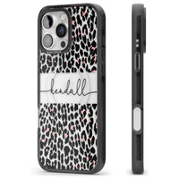Personalised Cursive Leopard Spots