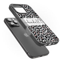 Personalised Cursive Leopard Spots