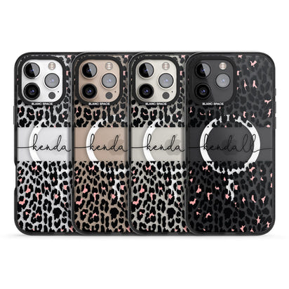 Personalised Cursive Leopard Spots
