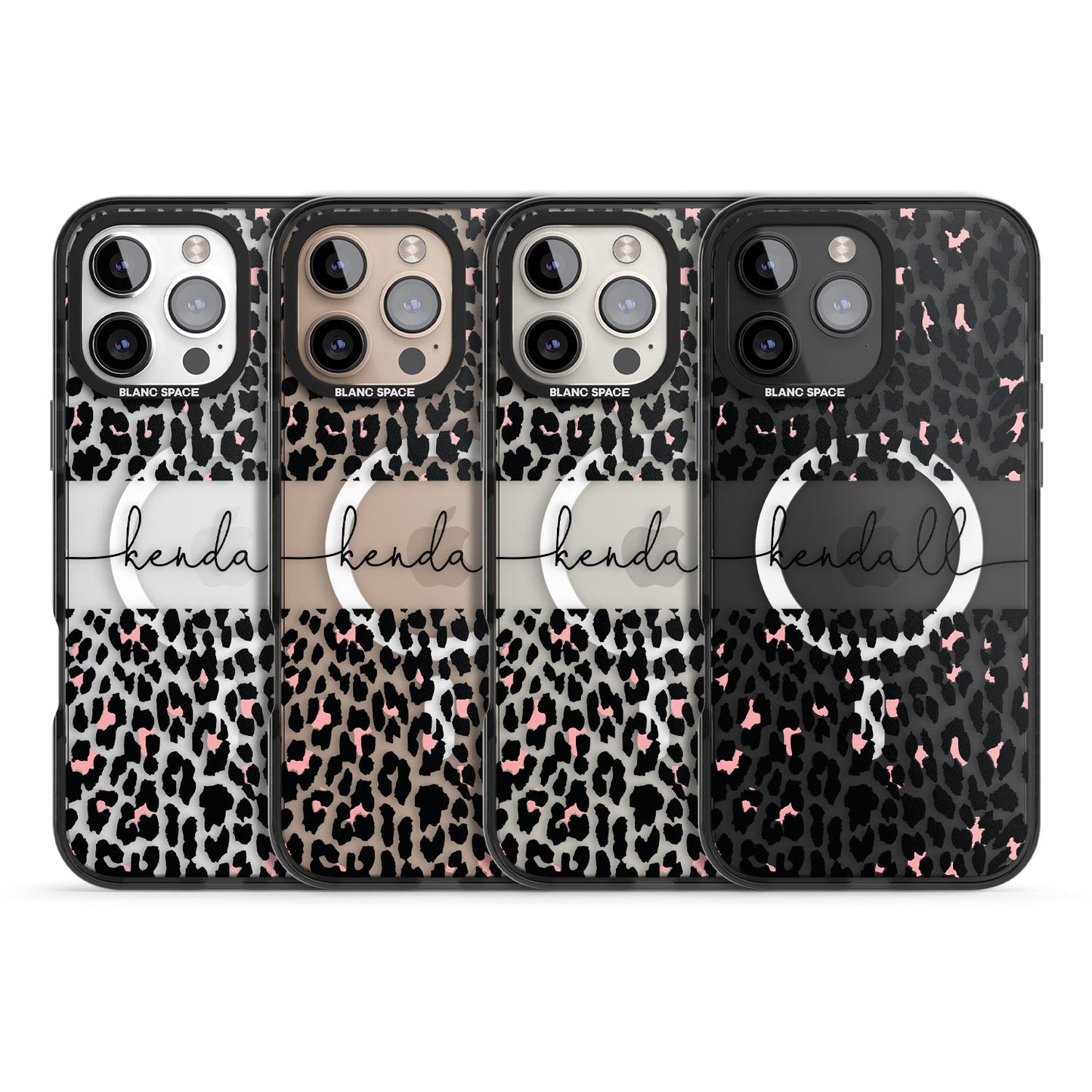 Personalised Cursive Leopard Spots
