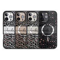 Personalised Cursive Leopard Spots
