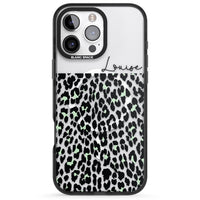 Personalised Seafoam Leopard