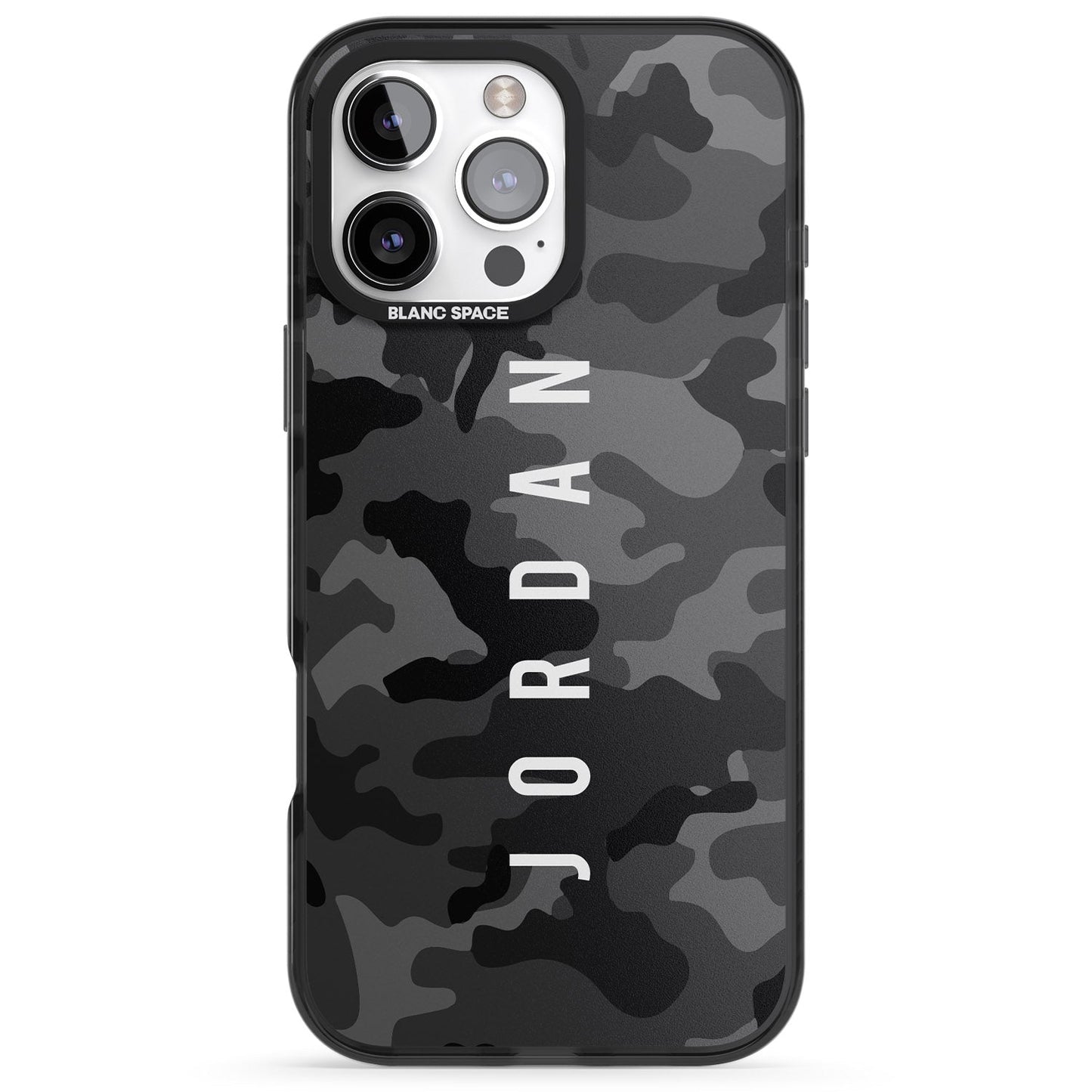 Personalised Black Camouflage Name