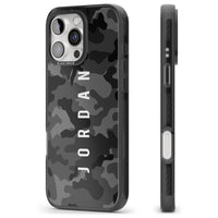 Personalised Black Camouflage Name