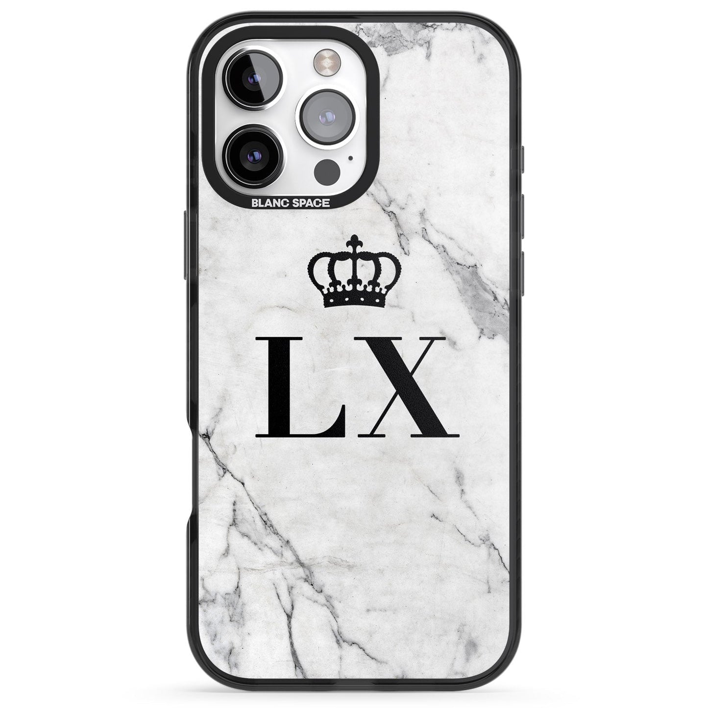 Personalised Initial Crown Marble