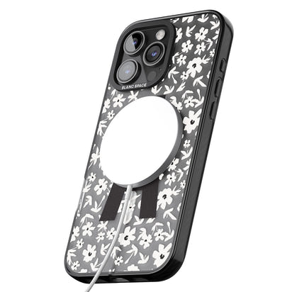 Initiale en gras personnalisée et florale