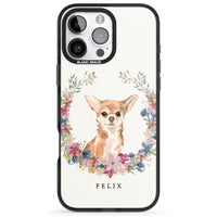 Personalised Chihuahua Floral Portrait