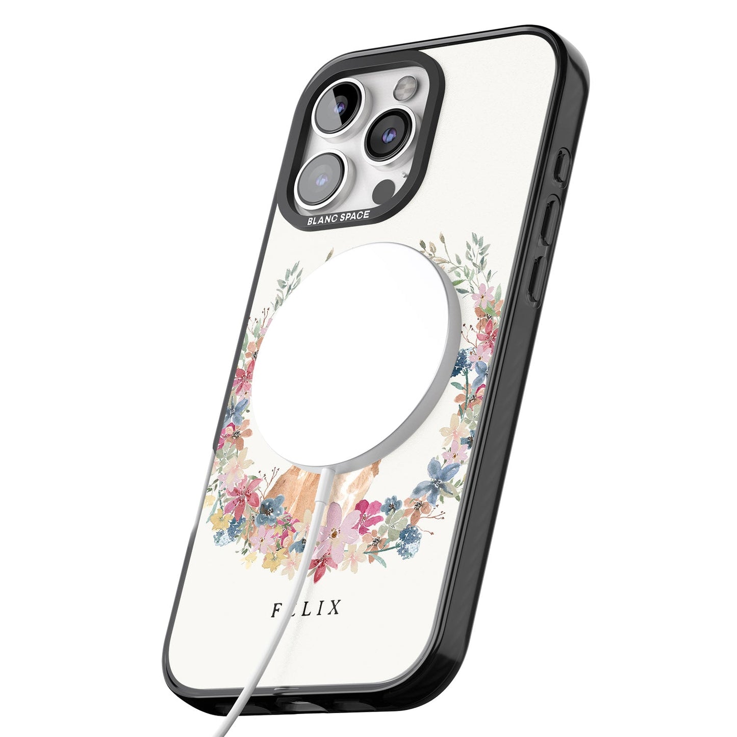 Personalised Chihuahua Floral Portrait