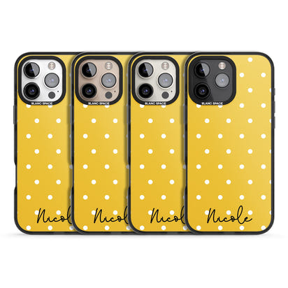 Personalised Yellow Polka Dot