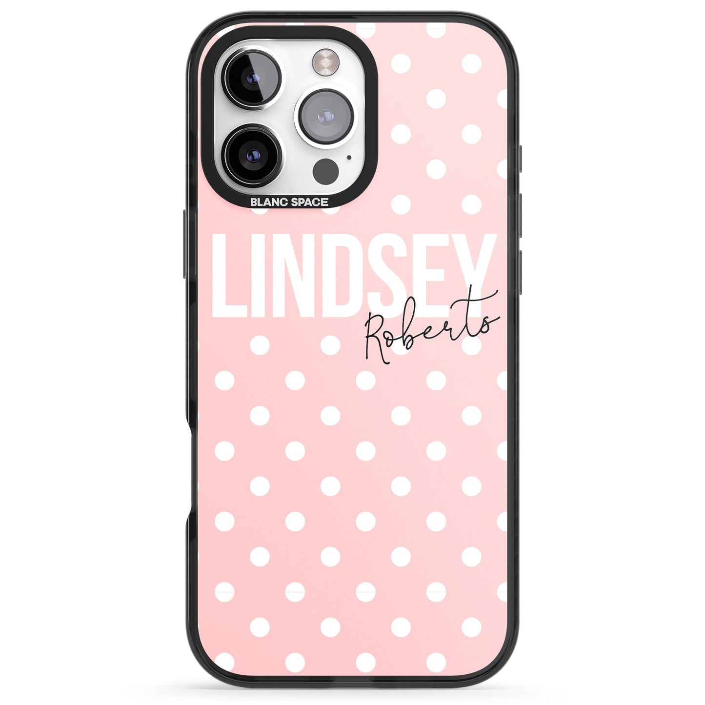 Personalised Pink Polka