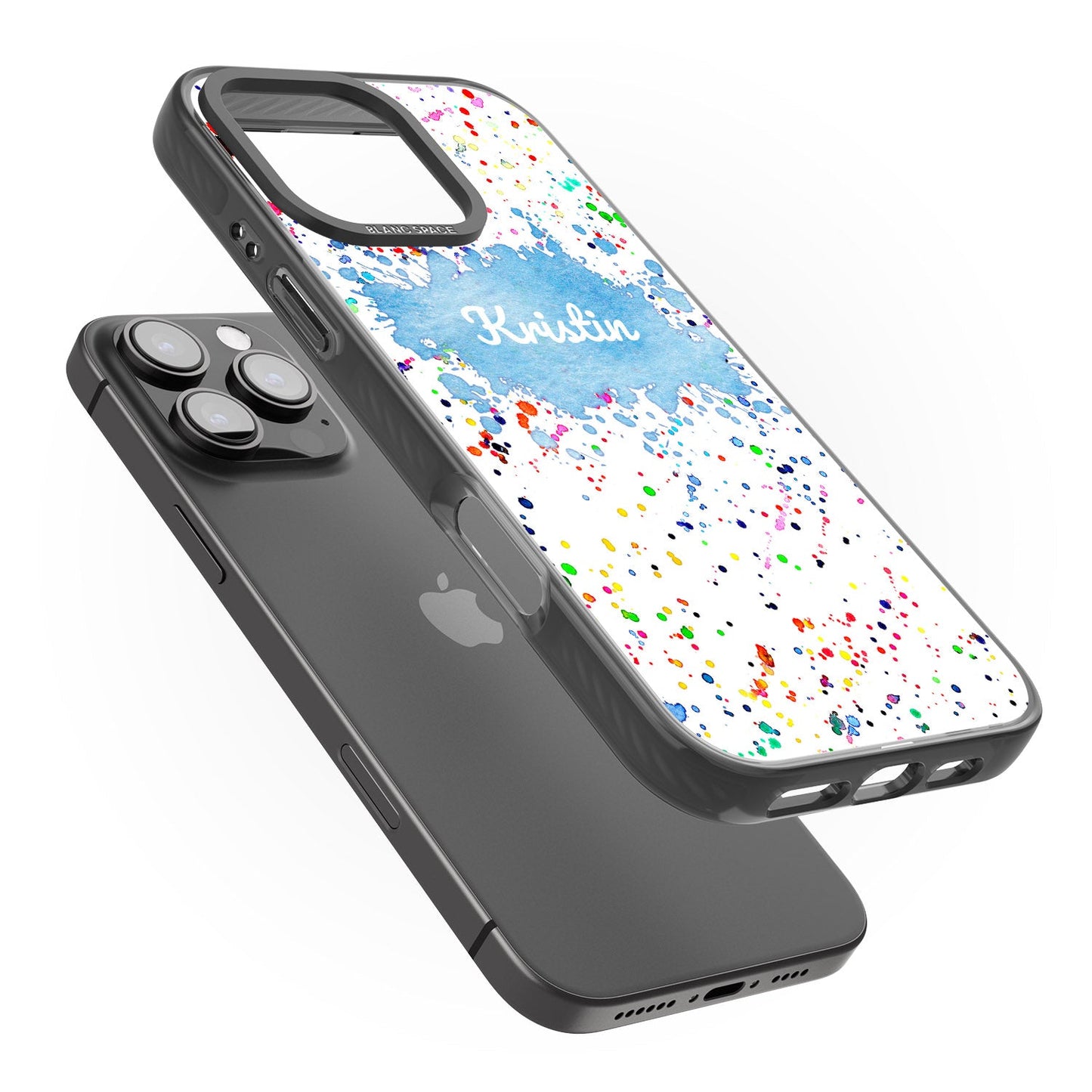 Personalised Rainbow Splatter Name