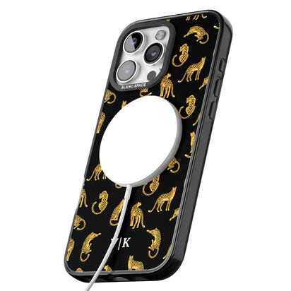 Personalised Gold Cheetah Pattern