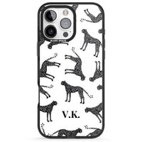 Personalised Black & White Cheetah Pattern